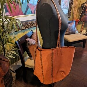 Stylish Brown Tote Bag